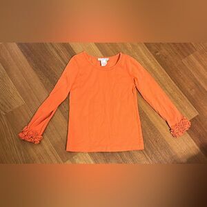 Like new pumpkin colored icing top sz 8 from southern style boutique